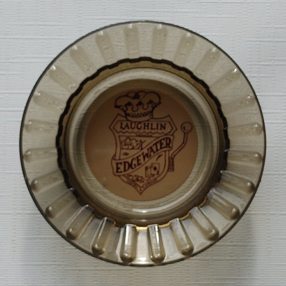 Vintage Edgewater Casino Resort Crest Ashtray Cool Casino Graphic